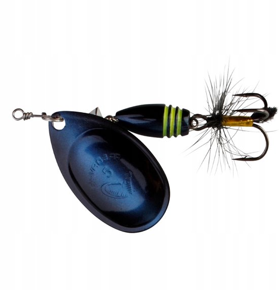 Savage Gear Rotex Spinner Maat 1 3.5g Black/Purple - Roofvis Kunstaas van Merkloos