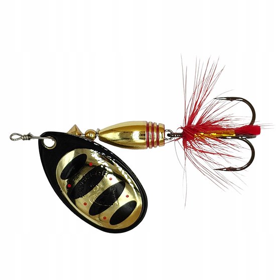 Savage Gear Rotex Spinner Maat 5 - 14gr Goud - Ideale Roofvis Spinner van Merkloos