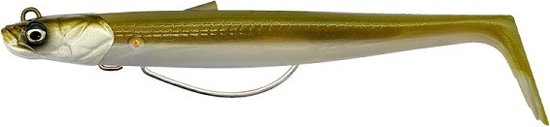 Savage Gear Sandeel V2 Weedless 13cm (31g) (2+1) Khaki 13cm van Savage Gear