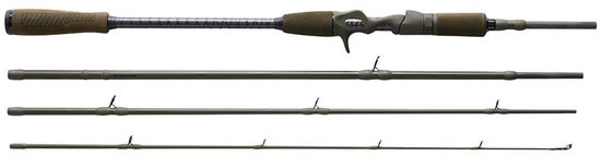 Savage Gear Sg4 Fast Game Tr Baitcasting Hengel Goud 2.21 m / 30-80 g van Merkloos