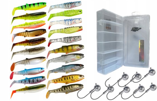 Savage Gear Visset: 10 cm Gummen, Jigs & Tacklebox - Visset