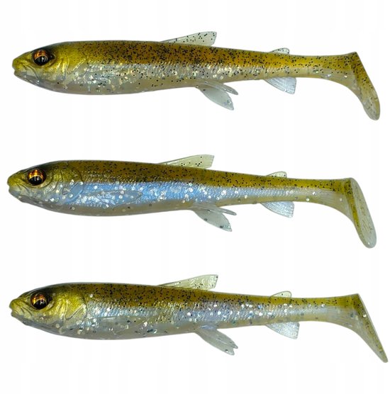 Savage Gear Whitefish Shad 12cm Grondel - 3 stuks van Merkloos
