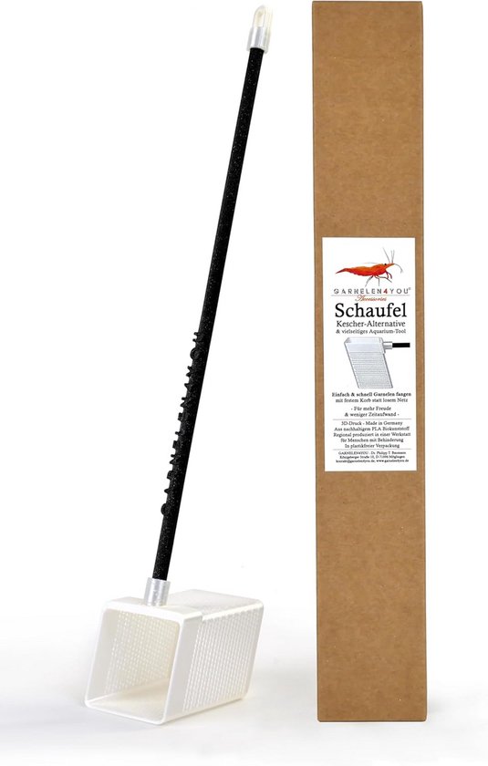 Schep voor Aquarium en Garnalen - Duurzaam Gemaakt - Snellere Vangst van Merkloos
