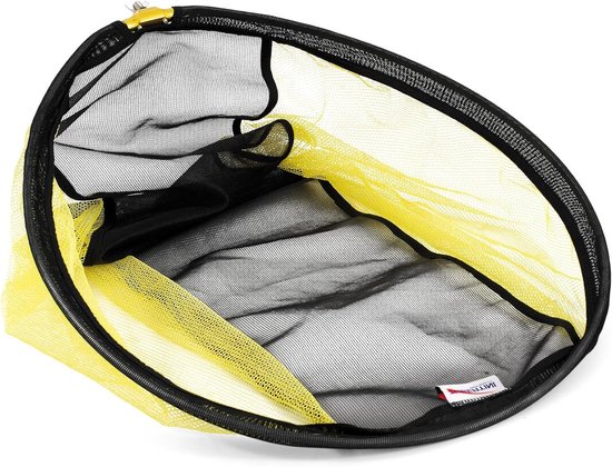 Schepkop Visnet - Schepnet Handnet - Visbeheer Verbeteren - Fijn Gebreid - 55 x 45 cm - Geel