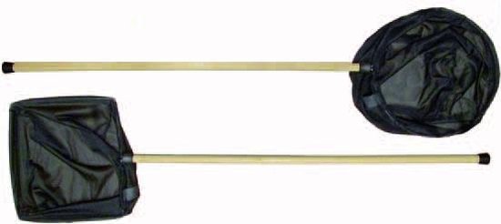 Schepnet 26 x 24cm met houten steel 80cm van Summertime
