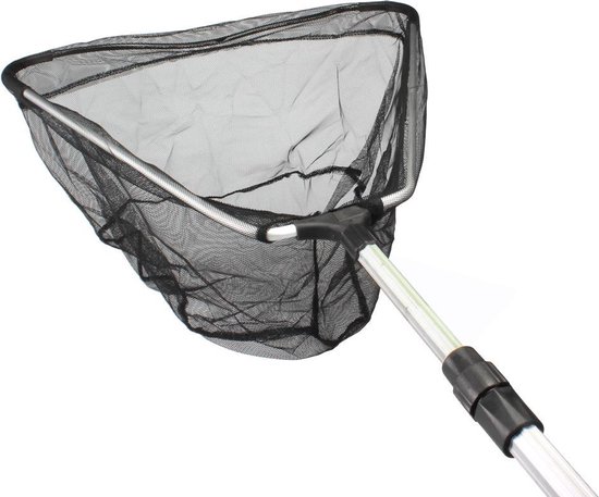 Schepnet 3hoek 45x45x45cm Zwart - Grof (ex St.) van Merkloos