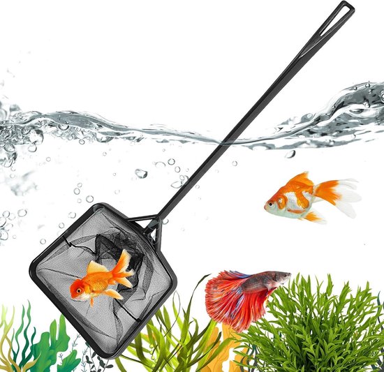 Schepnet Aquarium - Vijvernet Garnalennet - Water Onderhoud - Fijn Mesh - 44 x 13 cm - Niet gespecificeerd
