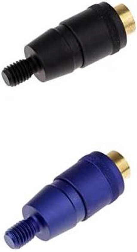 Schepnet Connector - Adapter Stuk - Vissen Stabiliseren - Rotatie Voorkomen - 2 Stuks - Zwart