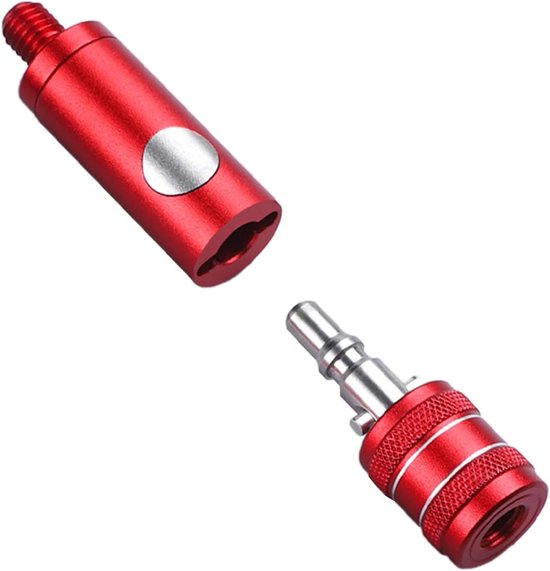Schepnet Connector - Net Koppeling - Vissen - Snelle Ontgrendeling - 7.5 cm - Blauw Zwart van Merkloos