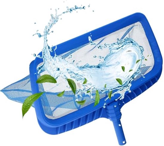 Schepnet Deluxe voor Zwembaden - Fijnmazig met Dieptewerking - Extra Stevig Kunststof Frame van AquaFinesse