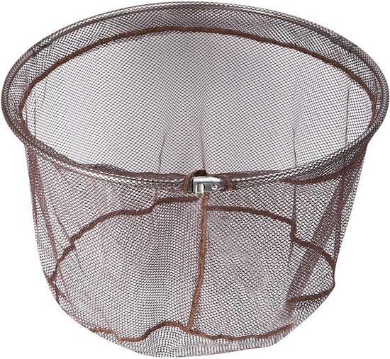 Schepnet Hoofd - Opvouwbaar Visnet - Vissen Vangen - Roestvrij Staal - 40 cm Diameter van Merkloos