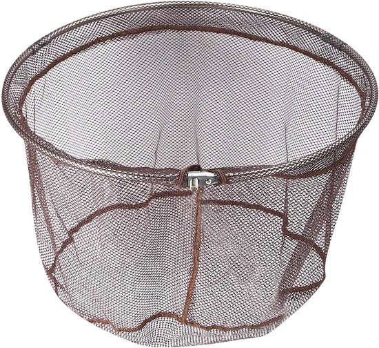 Schepnet Hoofd - Vistuig Accessoire - Vissen Buiten - Snel Drogen - 40 cm Diameter - Zwart