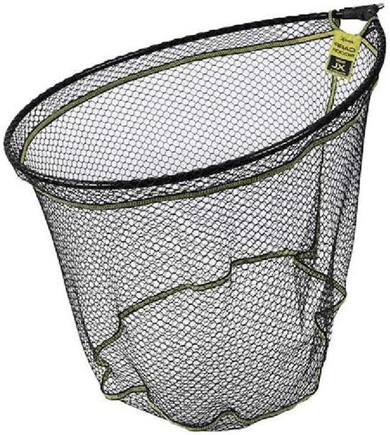 Schepnet Karper - Visnet XL - Wedstrijd Vissen - Minimale Waterweerstand - 60x50cm - Zwart