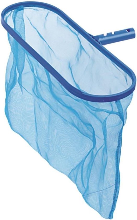 Schepnet met tas - Zwembadreiniger - Water schoonmaken - Verbeterd ontwerp - 38 x 38 cm - Blauw