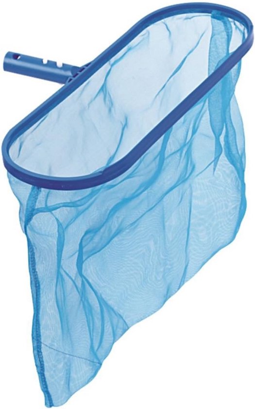 Schepnet - Net voor zwembad - Water reinigen - Verbeterd ontwerp - 38 x 38 cm - Blauw