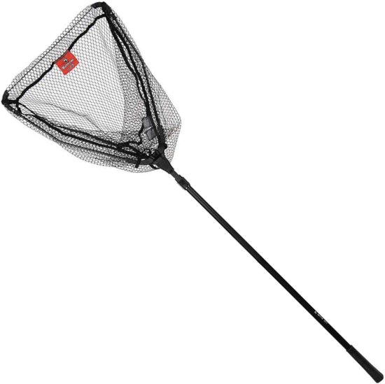 Schepnet Rubber Mesh - Visnet - Roofvis Vangen - Visvriendelijk Materiaal - 50 cm - Meerkleurig