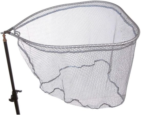 Schepnet Rubberen Net - Visnet Landingsnet - Vissen Zee Rivier - Fijnmazig Rubber - 60 x 53 cm