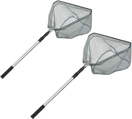 Schepnet Set - Vangnet Visnet - Vissen Vangen - Telescopisch Opvouwbaar - 126 cm van Merkloos