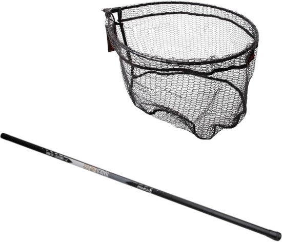 Schepnet set - Vis landingsnet - Vis vangen - Verstevigd topdeel - 2.0 meter - Multi