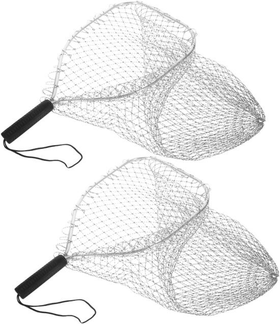 Schepnet Set - Visnetten - Vissen Vangen - Onderhoudsvrij Ontwerp - 53x28 CM - Beige