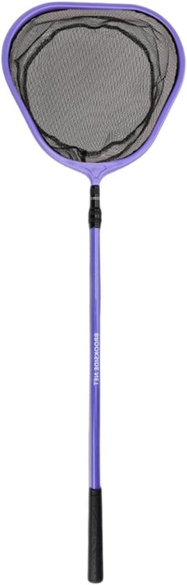 Schepnet Telescopisch - Visnet Bootnet - Vissen Vangen - Uitschuifbaar Duurzaam - 78-115 cm - Paars