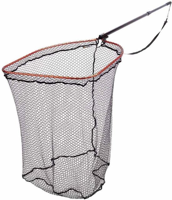 Schepnet Telescopisch - Visnet Landingsnet - Vissen Vangen - Volledig Aluminium Frame - 65x50x70cm - Multi