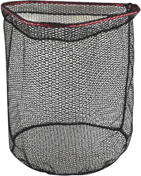 Schepnet Vis - Landingsnet Vissen - Vis Vangen - Sneldrogend Materiaal - 40cm Doorsnede - Zwart