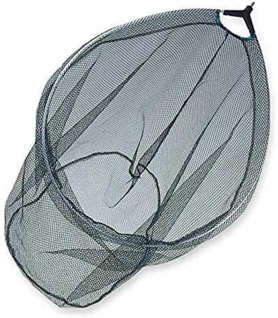 Schepnet Vis - Vangnet Aluminium - Vissen Uitscheppen - Hydrofiel Net - 60x50 cm - Grijs
