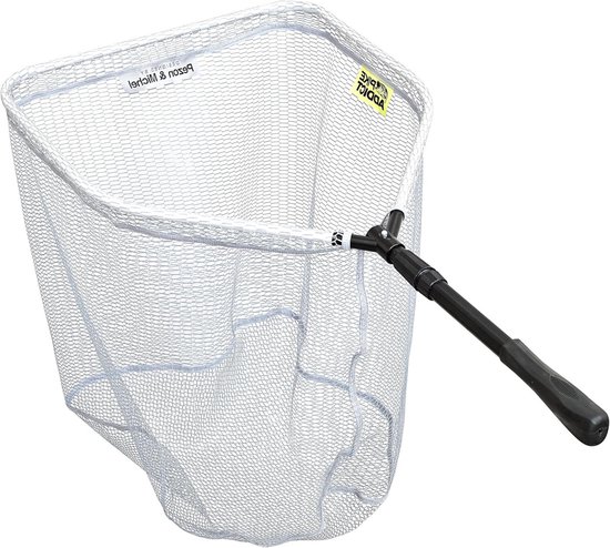 Schepnet - Visnet Bootnet - Vissen - Rubberen Coating - 1.10 m - Wit van Merkloos