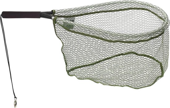 Schepnet - Visnet - Forel Vissen - Rubberen Inzet - 65 cm - Groen