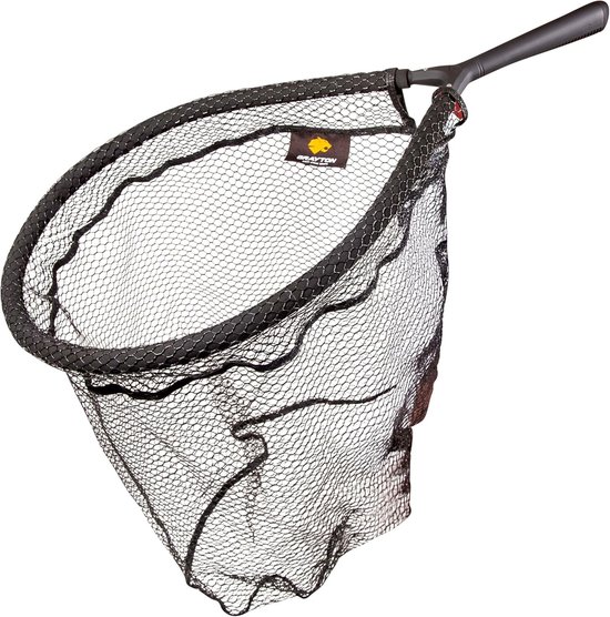 Schepnet - Visnet landingsnet - Mobiel vissen - Volledig drijvend ontwerp - 50x40x45cm - Veelkleurig
