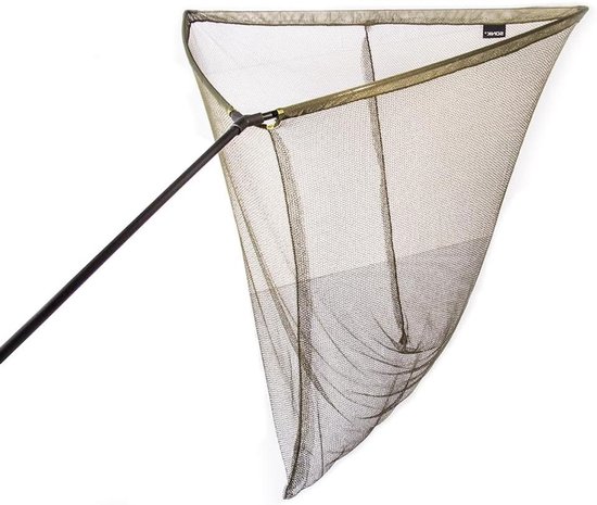 Schepnet - Visnet landingsnet - Vissen - Olijf Mesh - 42 inch 180 cm - Groen van Merkloos