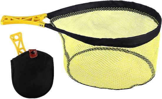 Schepnet Visnet - Opvouwbaar Net - Forellen Vangen - Antislip Handvat - 50x29x20cm - Noctilucent