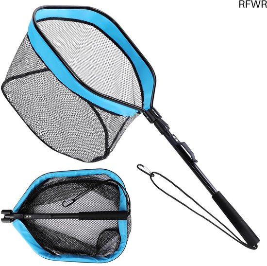 Schepnet – Visnet – Vijvernet - schepnet groot van Merkloos