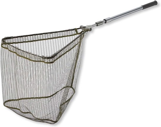 Schepnet - Visnet - Vissen - Geurneutraal Rubberen Net - 60 x 60 cm - Groen