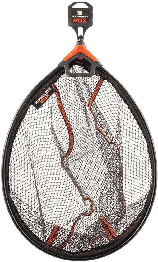 Schepnet - Visnet - Vissen Vangen - XDS Power Rubber - 40x30 cm - Zwart