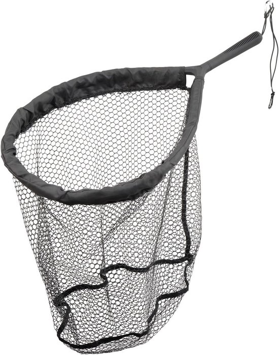 Schepnet - Visnet - Wadvissen - Drijvend frame - 40x50x50cm - Zwart