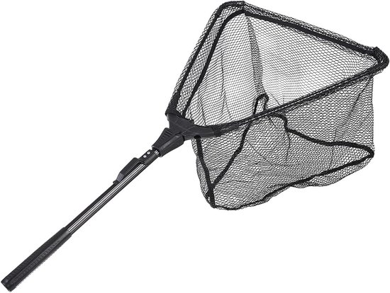 Schepnet Vissen - Visnet Aluminium - Vangst En Release - Opvouwbaar Lichtgewicht - 70x40x40 cm - Meerkleurig