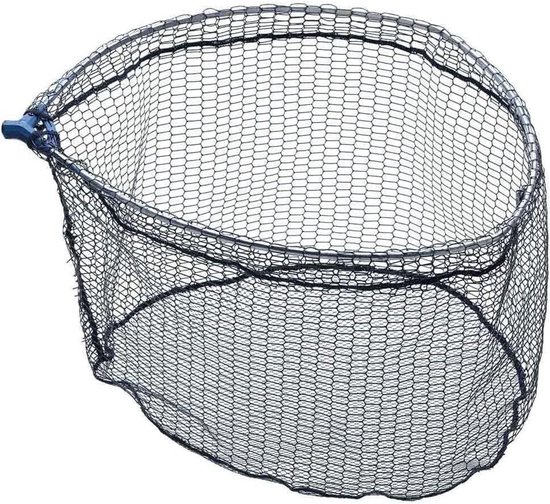 Schepnet Vissen - Visnet Rubber - Vis Vangen - Klittenvrij Net - 52 x 58 cm - Zwart