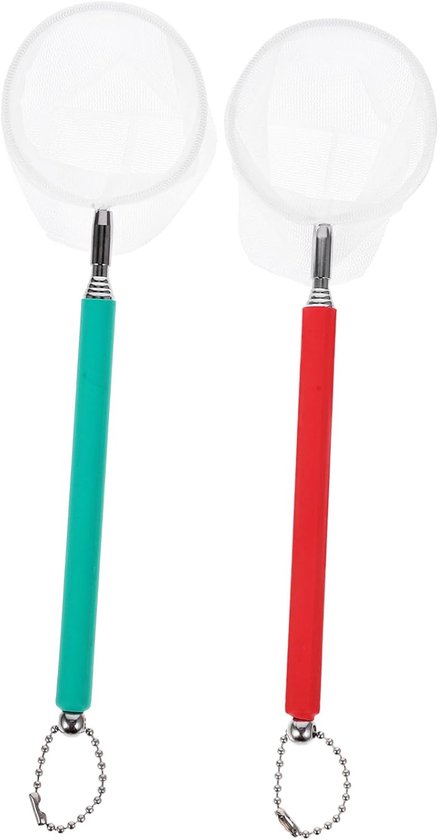 Schepnet voor Vissen - Aquarium Net - Garnalen Vangen - Antislip Handvat - 18-53 cm - Diverse Kleuren