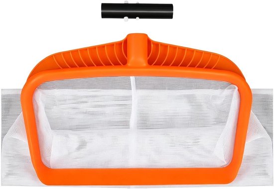 Schepnet - Vuilvanger - Water Oppervlak Reinigen - Fijnmazig Net - 43 x 29 cm - Oranje