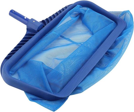 Schepnet Zwembad - Bladschep Visnet - Water Reinigen - Fijnmazig Lichtgewicht - 58.5 x 39 cm - Blauw