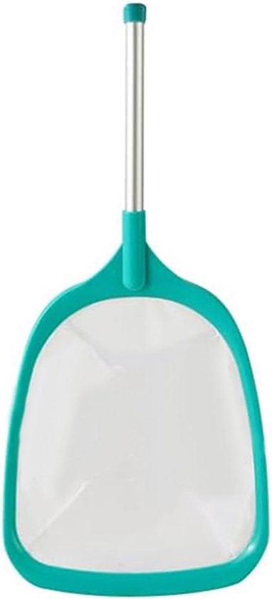 Schepnet Zwembad - Bladschep - Water Schoonmaken - Verstelbare Steel - 145 cm - Blauw