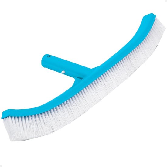 Schepnet Zwembad Gebogen muurborstel 406 cm Schepnet Zwembad van Merkloos
