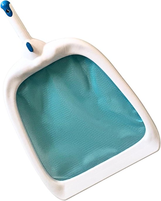 Schepnet Zwembad - Vijvernet Handnet - Water Oppervlak Reinigen - Easy Button Systeem - 355 x 40 cm - Wit