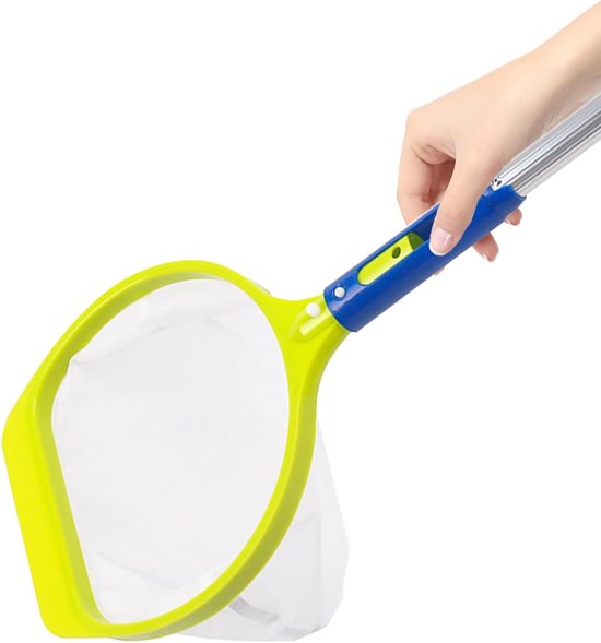 Schepnet Zwembad - Vijverreiniger Bladeren - Wateronderhoud - Fijnmazig Ontwerp - Uitschuifbaar Tot 140cm
