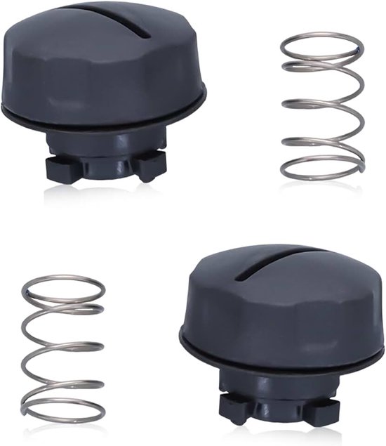 Schroef- en veerdoppen voor Stihl FS38 FS40 FS45 FS46 FS50 FSE60 FSE71 FSE81 FAS85 FSA65 AutoCut grasmaaierkop C4-2 C5-2 Vervangt OEM 4006 710 4001 (2 stuks)