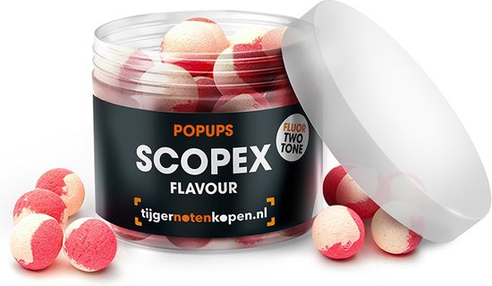 Scopex Pop-ups Wit/Roze | Aas | Karpervissen | Partikels | Karper Aas | Karper Vissen | Karper Voer | Karper van Merkloos