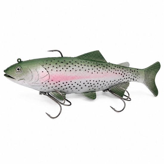 S&D - Forel XXL Softbait 30 cm - 400 g Swimbait - Kunstaas voor Grote Roofvis van S&D