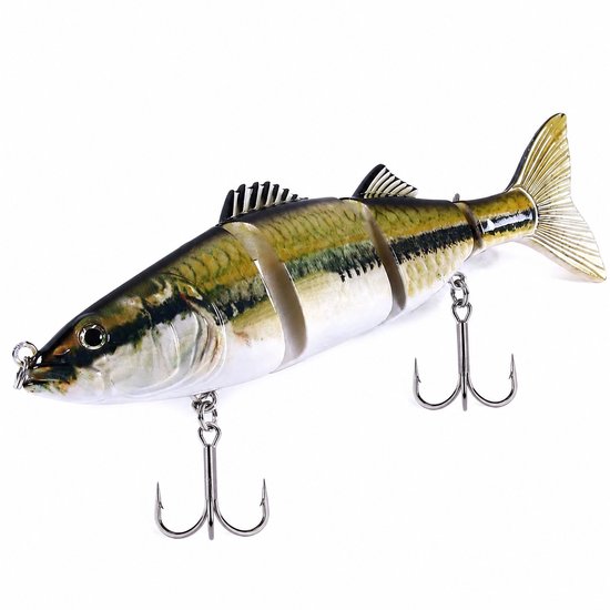 S&D | Grote Swimbait - 24 cm - 140 g - Geel - XL Snoek Kunstaas